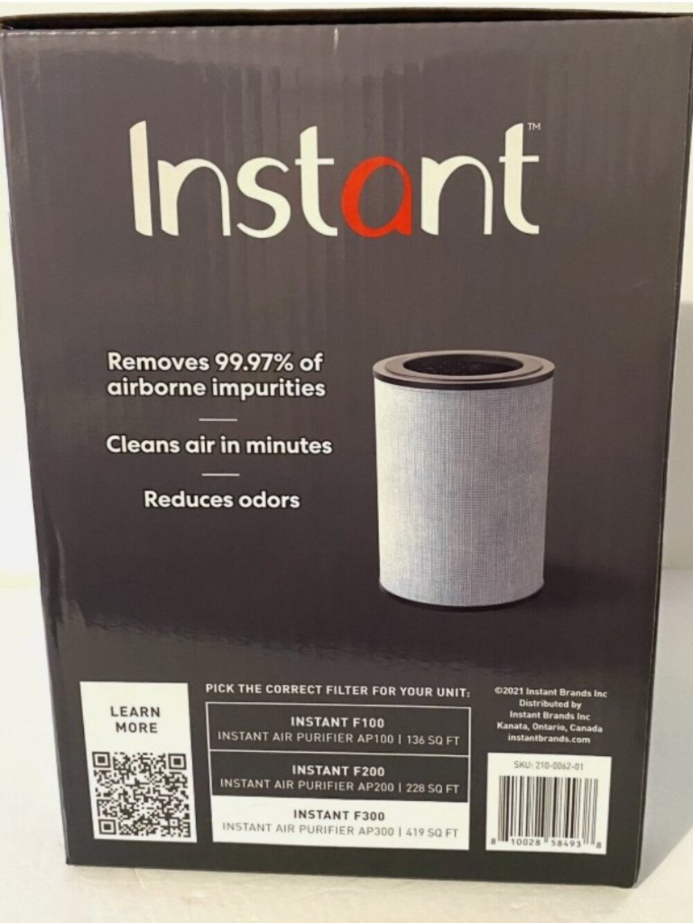 Instant Home Air Purifier Replacement Filter F300 Fits Instant  AP300 New 3-in-1